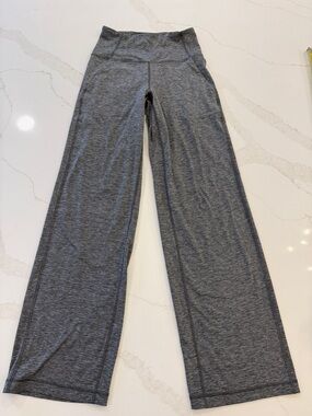 lululemon athletica Gray Wide-Leg Leggings